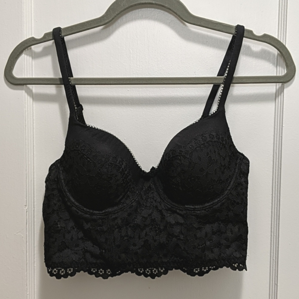 34C Victoria's Secret Body demi lace longline bra